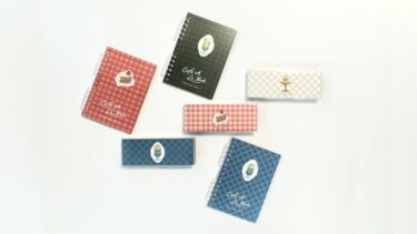 おそろいで使いたい！喫茶アラモードなダイアリーとシール帳